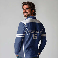 Custom Finland Ice Hockey 2026 Long Sleeve Polo Shirt Suomi Suomi Suomi