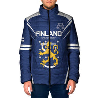 Custom Finland Ice Hockey 2026 Padded Jacket Suomi Suomi Suomi