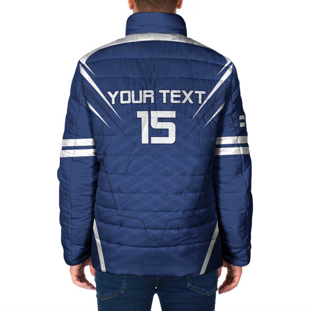 Custom Finland Ice Hockey 2026 Padded Jacket Suomi Suomi Suomi