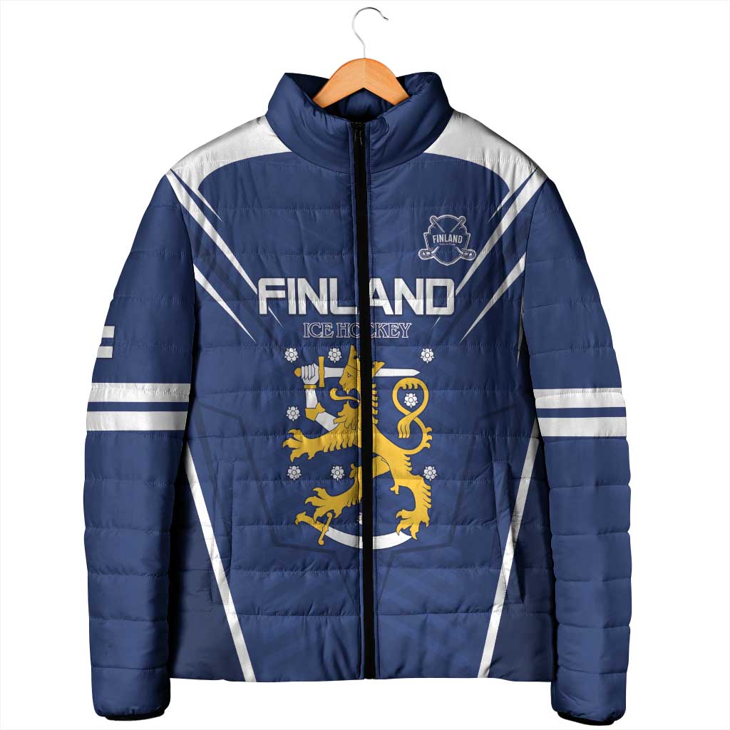 Custom Finland Ice Hockey 2026 Padded Jacket Suomi Suomi Suomi