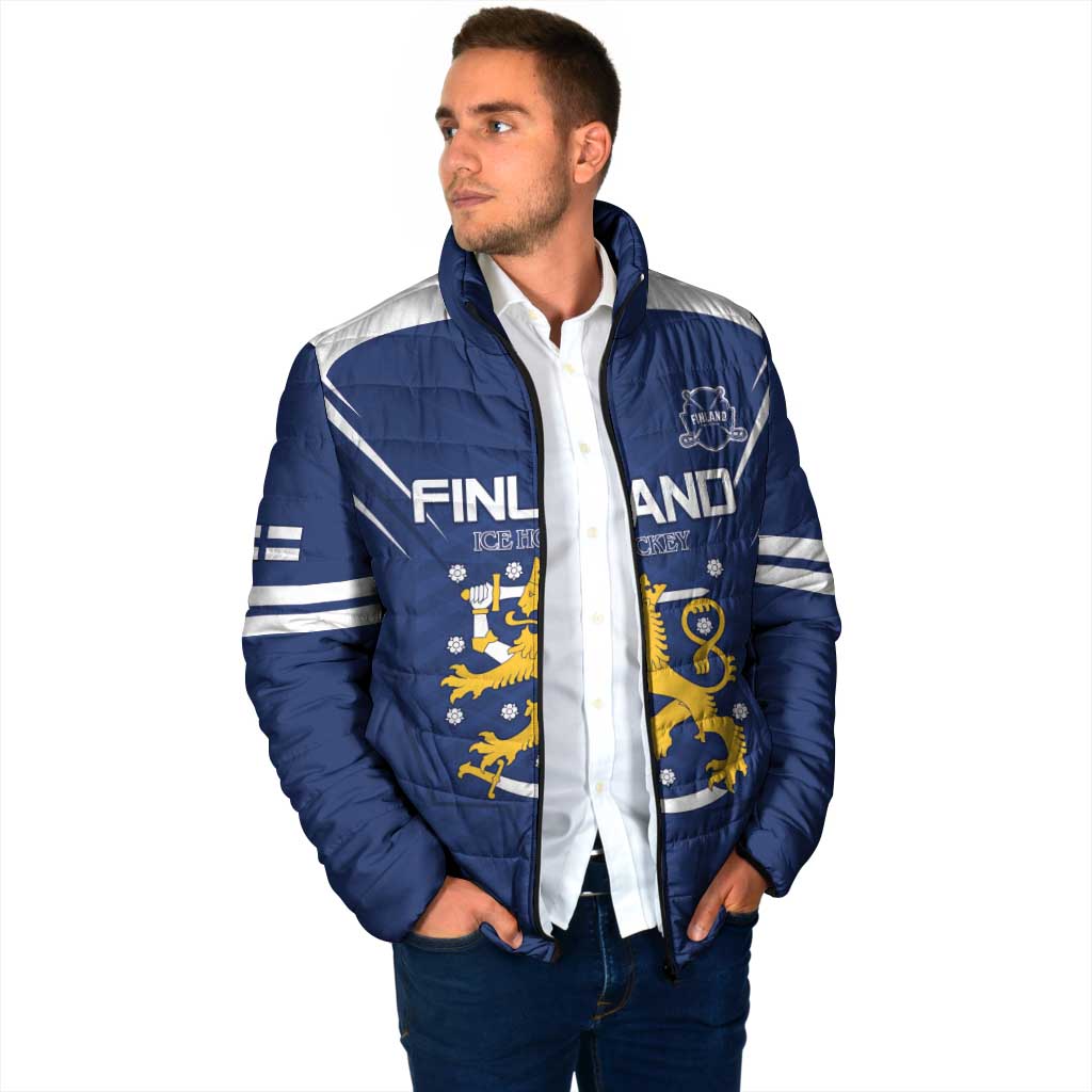 Custom Finland Ice Hockey 2026 Padded Jacket Suomi Suomi Suomi