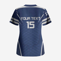 Custom Finland Ice Hockey 2026 Scrub Top Suomi Suomi Suomi