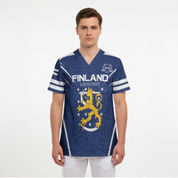 Custom Finland Ice Hockey 2026 Scrub Top Suomi Suomi Suomi