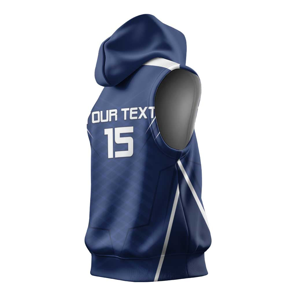 Custom Finland Ice Hockey 2026 Sleeveless Hoodie Suomi Suomi Suomi