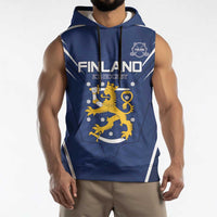 Custom Finland Ice Hockey 2026 Sleeveless Hoodie Suomi Suomi Suomi