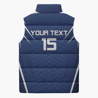 Custom Finland Ice Hockey 2026 Sleeveless Puffer Jacket Suomi Suomi Suomi
