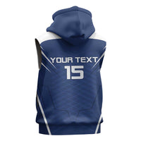 Custom Finland Ice Hockey 2026 Sleeveless Zip Hoodie Suomi Suomi Suomi