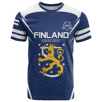 Custom Finland Ice Hockey 2026 T Shirt Suomi Suomi Suomi
