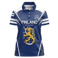 Custom Finland Ice Hockey 2026 Women Polo Shirt Suomi Suomi Suomi