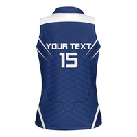 Custom Finland Ice Hockey 2026 Women Sleeveless Polo Shirt Suomi Suomi Suomi