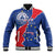 Happy Cape Verde Independence Day Baseball Jacket Coat Of Arms With Map