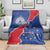 Happy Cape Verde Independence Day Blanket Coat Of Arms With Map