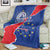 Happy Cape Verde Independence Day Blanket Coat Of Arms With Map