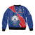 Happy Cape Verde Independence Day Bomber Jacket Coat Of Arms With Map