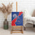 Happy Cape Verde Independence Day Canvas Wall Art Coat Of Arms With Map