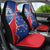 Happy Cape Verde Independence Day Car Seat Cover Coat Of Arms With Map