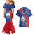 Happy Cape Verde Independence Day Couples Matching Mermaid Dress and Hawaiian Shirt Coat Of Arms With Map
