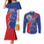Happy Cape Verde Independence Day Couples Matching Mermaid Dress and Long Sleeve Button Shirt Coat Of Arms With Map