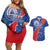 Happy Cape Verde Independence Day Couples Matching Off Shoulder Short Dress and Hawaiian Shirt Coat Of Arms With Map