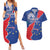 Happy Cape Verde Independence Day Couples Matching Summer Maxi Dress and Hawaiian Shirt Coat Of Arms With Map