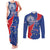 Happy Cape Verde Independence Day Couples Matching Tank Maxi Dress and Long Sleeve Button Shirt Coat Of Arms With Map