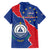 Happy Cape Verde Independence Day Family Matching Short Sleeve Bodycon Dress and Hawaiian Shirt Coat Of Arms With Map