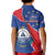 Happy Cape Verde Independence Day Kid Polo Shirt Coat Of Arms With Map