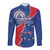 Happy Cape Verde Independence Day Long Sleeve Button Shirt Coat Of Arms With Map