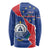 Happy Cape Verde Independence Day Long Sleeve Shirt Coat Of Arms With Map