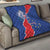 Happy Cape Verde Independence Day Quilt Coat Of Arms With Map