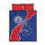 Happy Cape Verde Independence Day Quilt Bed Set Coat Of Arms With Map