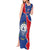 Happy Cape Verde Independence Day Tank Maxi Dress Coat Of Arms With Map