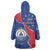 Happy Cape Verde Independence Day Wearable Blanket Hoodie Coat Of Arms With Map