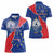 Happy Cape Verde Independence Day Women Polo Shirt Coat Of Arms With Map