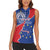 Happy Cape Verde Independence Day Women Sleeveless Polo Shirt Coat Of Arms With Map