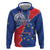 Happy Cape Verde Independence Day Zip Hoodie Coat Of Arms With Map