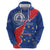 Happy Cape Verde Independence Day Zip Hoodie Coat Of Arms With Map