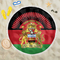 Malawi Independence Day Beach Blanket Coat Of Arms Flag Style