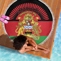 Malawi Independence Day Beach Blanket Coat Of Arms Flag Style