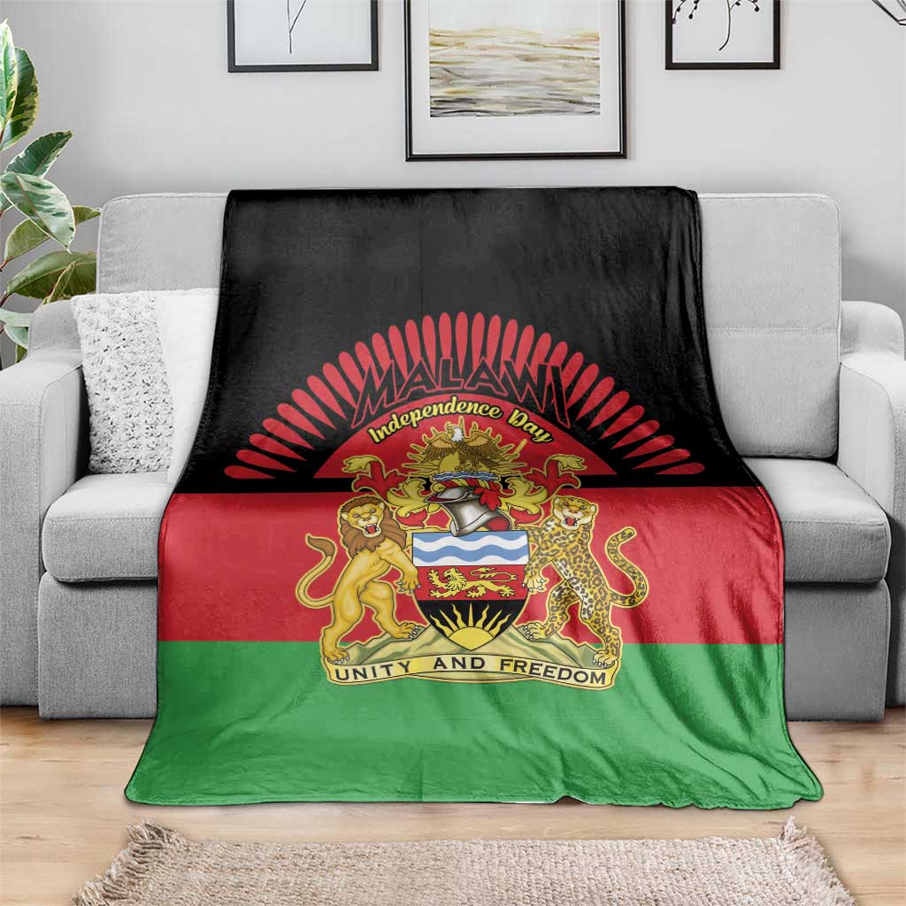 Malawi Independence Day Blanket Coat Of Arms Flag Style