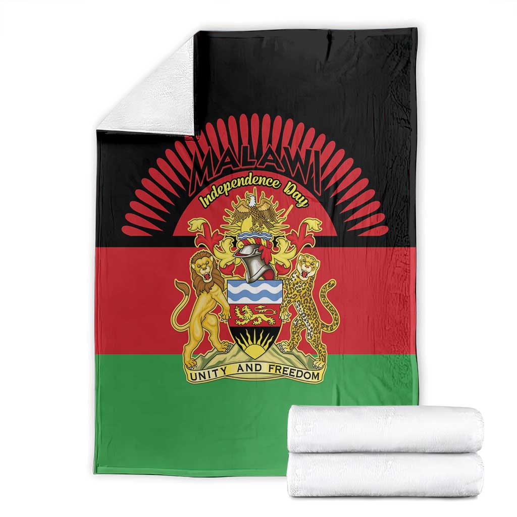 Malawi Independence Day Blanket Coat Of Arms Flag Style
