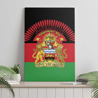 Malawi Independence Day Canvas Wall Art Coat Of Arms Flag Style