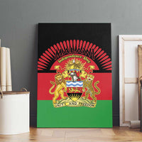 Malawi Independence Day Canvas Wall Art Coat Of Arms Flag Style