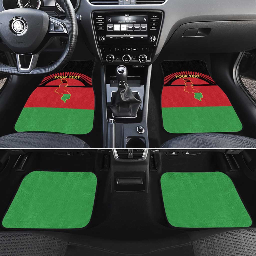 Malawi Independence Day Car Mats Coat Of Arms Flag Style