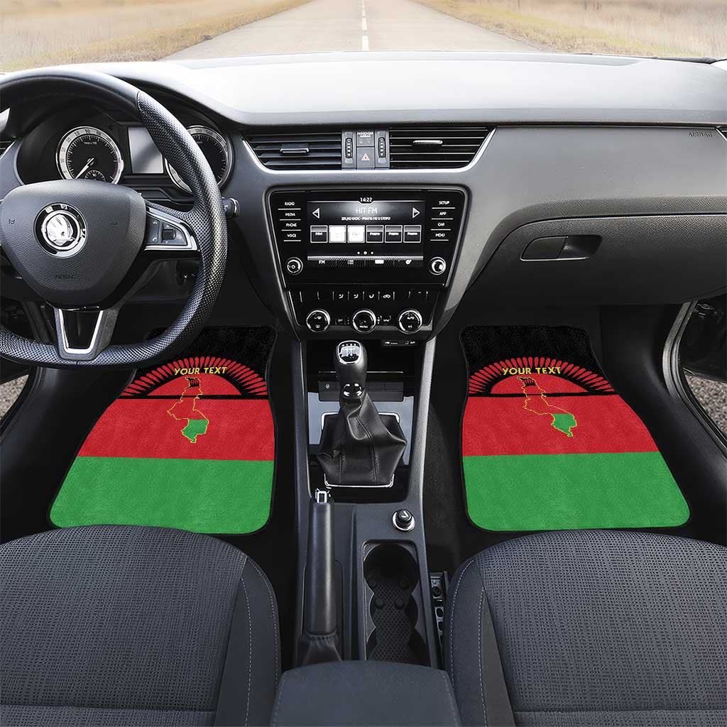 Malawi Independence Day Car Mats Coat Of Arms Flag Style