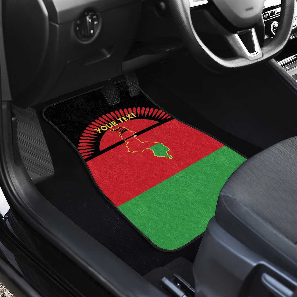 Malawi Independence Day Car Mats Coat Of Arms Flag Style
