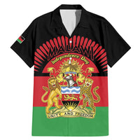 Personalized Malawi Independence Day Family Matching Mermaid Dress and Hawaiian Shirt Coat Of Arms Flag Style