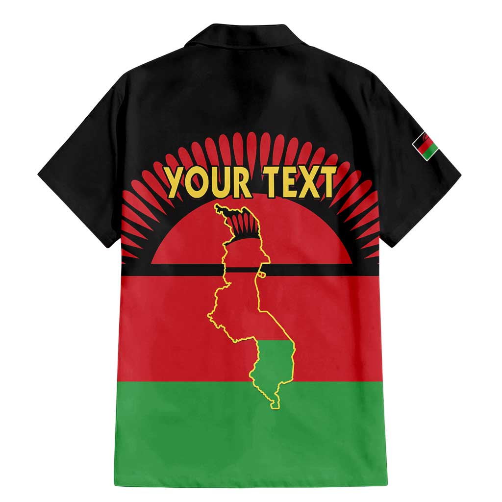 Personalized Malawi Independence Day Family Matching Mermaid Dress and Hawaiian Shirt Coat Of Arms Flag Style