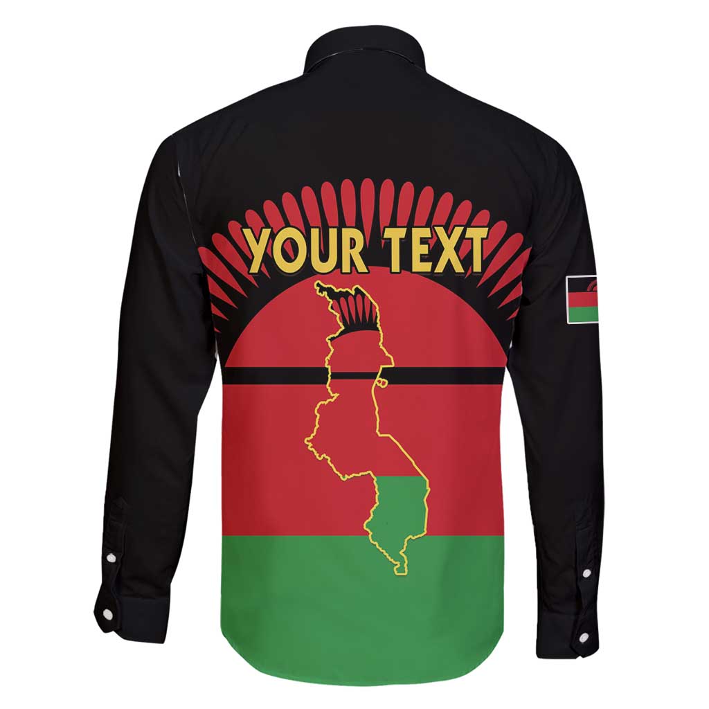 Personalized Malawi Independence Day Family Matching Off Shoulder Maxi Dress and Hawaiian Shirt Coat Of Arms Flag Style