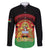 Personalized Malawi Independence Day Family Matching Off Shoulder Short Dress and Hawaiian Shirt Coat Of Arms Flag Style